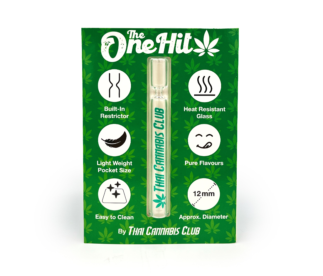 The One Hit - One Hitter Glass Pipe