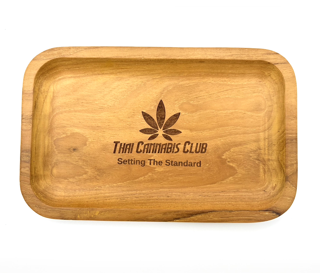 Teak Wood Rolling Tray