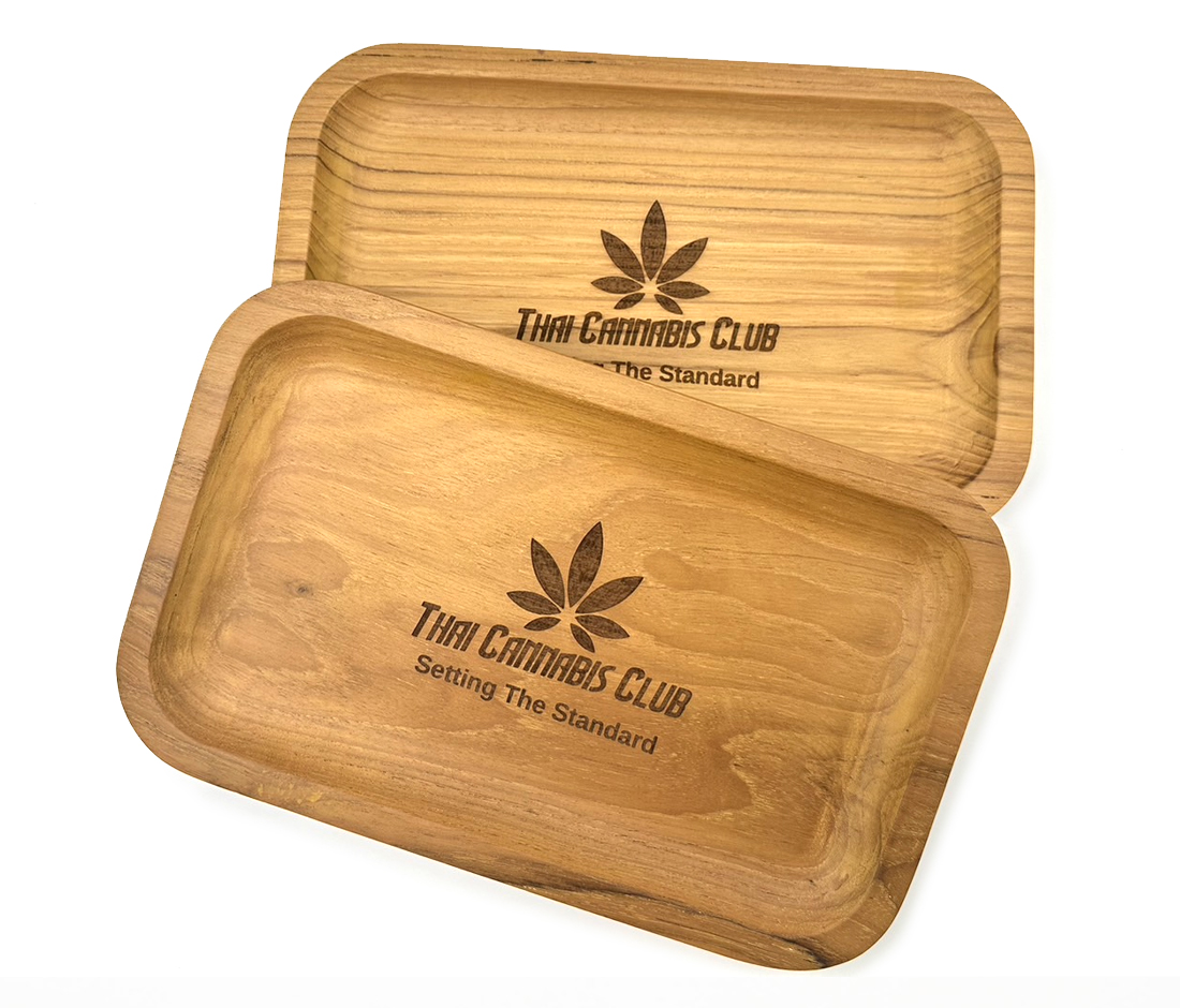 Teak Wood Rolling Tray